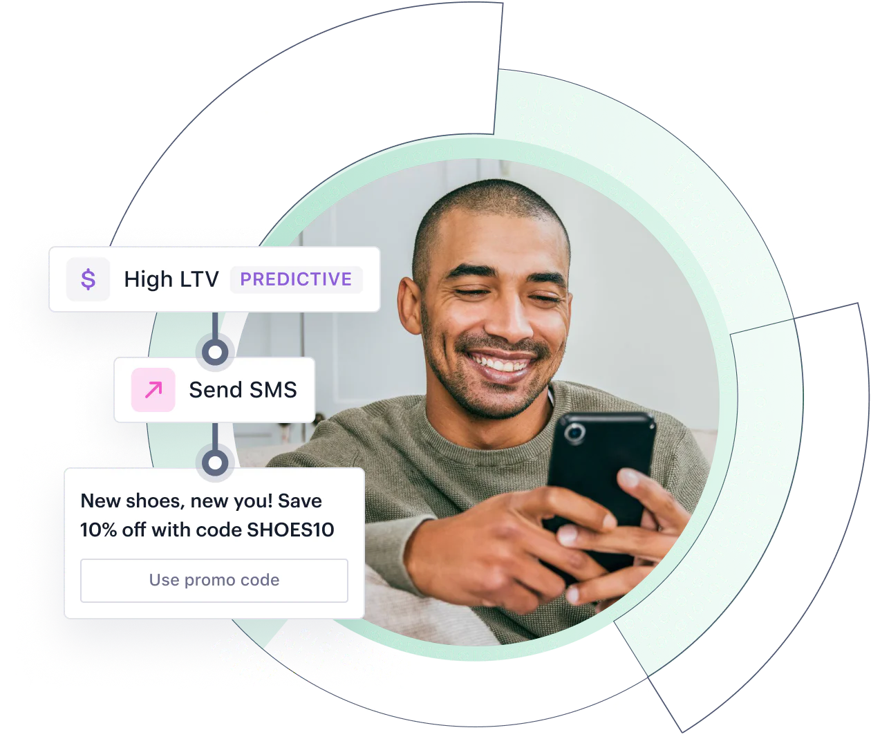 A man is focused on his phone, checking text messages with a thoughtful expression on his face. A man is focused on his phone, checking text messages with a thoughtful expression on his face.